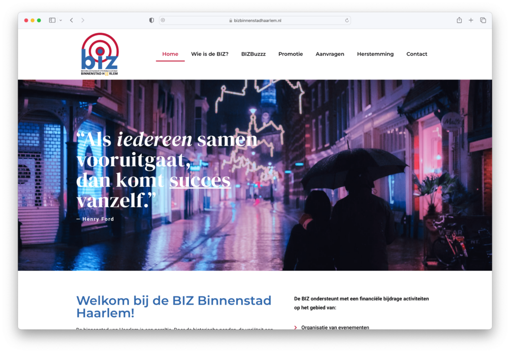 BIZ website